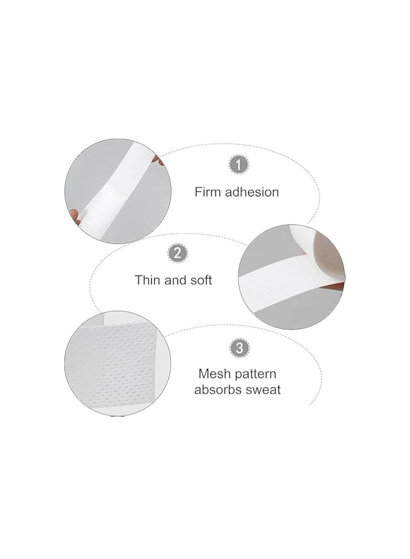 Disposable collar protectors - Self-adhesive shirt collar liners, one piece - Image 2